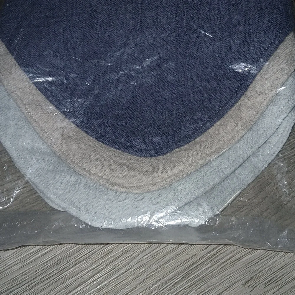 Cloud Island Baby Muslin Bandana Bib - ( 2 sets of 3)6 bibs NWT